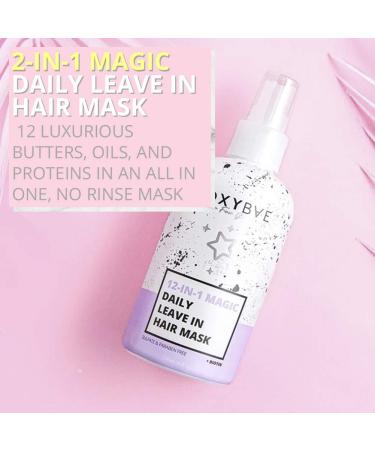 FoxyBae 12-in-1 Hair Mask for Dry & Damaged Hair - Argan Oil, Biotin & Shea Moisture Treatment (8 oz) - Buy Online on GoSupps.com