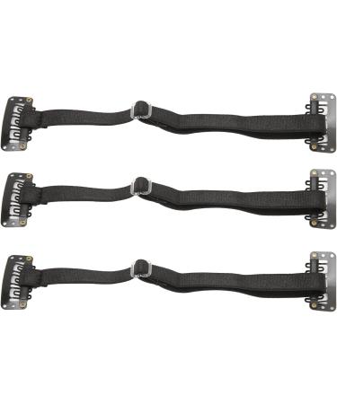 3Pcs Face Lift Hair Band with Clips - Adjustable Elastic Invisible Face Stretching Strap and Slimming Bands for Women for Skin Tightening and Reducing Double Chin - Buy Online on GoSupps.com