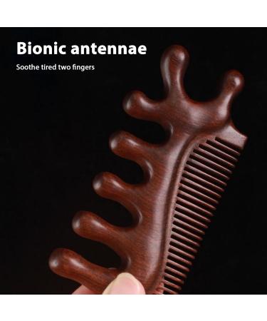 Handmade Scalp Massage Device | Portable Antistatic Comb for Hair Loss Prevention | Ideal for Head Neck & Shoulders - Buy Online on GoSupps.com