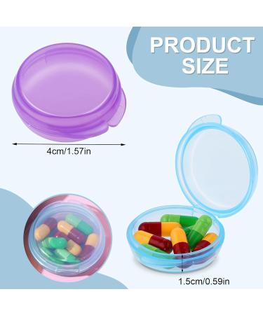 Portable Mini Travel Pills Organizer Box - 7 Piece Transparent Vitamin Container for Outdoor Use | Wllhyf - Buy Online on GoSupps.com