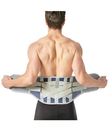 Samnuerly double train-lovers spine brick belt removable belt cushion back support herniated disc orthopedic waist support (size: L/large) (XXL/XX) (XL/X)