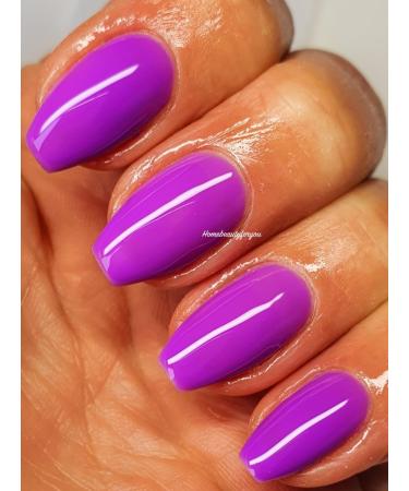 BLUESKY GEL NAIL POLISH PURPLE WEDDING FANTASY VIBRANT PURPLE DC29 DENCE RANGE UV/LED SOAK OFF Spring Summer Color - Buy Online on GoSupps.com