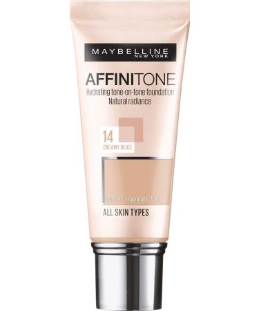 Maybelline Affinitone Unifying Foundation Cream (14 Creamy Beige) 30 ml