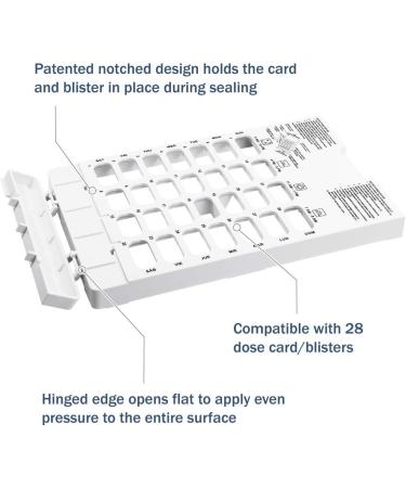 Ezy Dose 28-Day Weekly Pill Organizer - Ideal for Vitamins & Medications | International Shipping Available - Buy Online on GoSupps.com