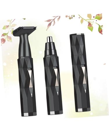 Buy Beaupretty Nose Hair Trimmer Set for Men | Multi-Functional Nose Shaver | 2 Sets - Black | International Shipping - Buy Online on GoSupps.com