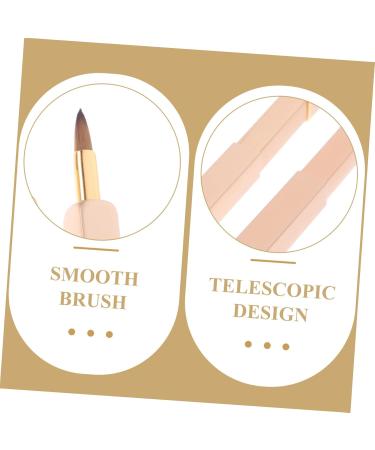 Buy MAGICLULU 2pcs Makeup Tool Kit | Eyeshadow & Lip Brush Set | Telescopic Applicator for Travel | Perfect Makeup Brushes for Face & Lips - Buy Online on GoSupps.com
