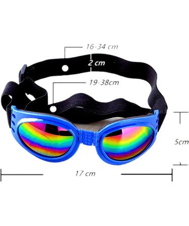 Doggles Dog Sunglasses Set of 6 - UV Protection Pet Goggles for Travel & Skiing - Buy Online on GoSupps.com