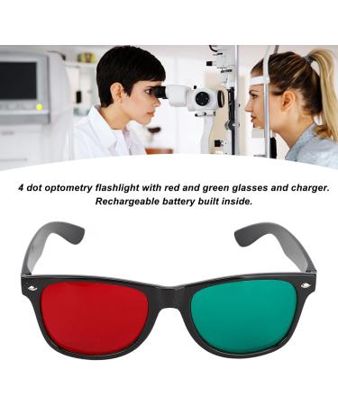 4 Dot Test Light | Portable Eye Suppression Check Glasses & Penlight for Optometry - Buy Online on GoSupps.com