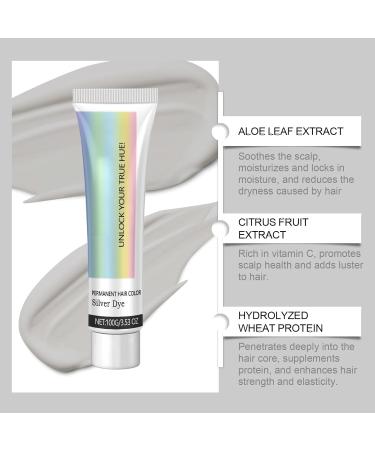 Coloration pour cheveux gris pour une fixation durable et des extraits v g taux nourrissants colorant pour cheveux gris taille unique 1 unit (Lot de 1) Gris - Buy Online on GoSupps.com