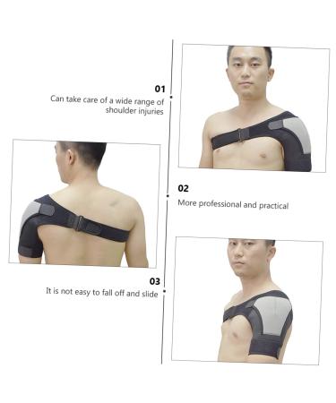 Mobestech Shoulder Pads - Breathable Adjustable Shoulder Strap & Brace for Injuries Posture Support Fitness & Recovery - Buy Online on GoSupps.com