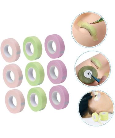 Healeved 9 Rolls Lash Tape Lash Extension Tape Eye Skin Tape Nonwovens Eyelash Tape Eyelashes Stickers Eyelash Adhesive Tapes Protective Agent Non-woven Fabric For Women - Buy Online on GoSupps.com