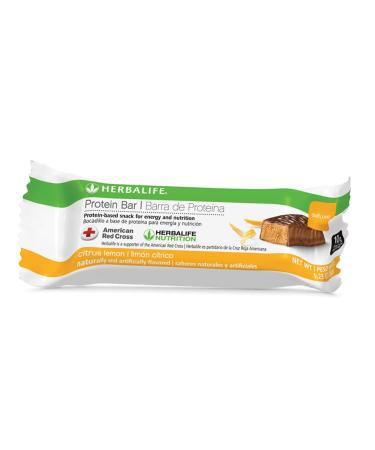 Herbal Protein Bars - Citrus Lemon Flavor | 14 Healthy Weight Management Snacks - Shop Internationally - Buy Online on GoSupps.com