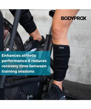 Calf Support Brace 2 Pack - Adjustable Shin Splint Compression Wrap - Buy Online on GoSupps.com
