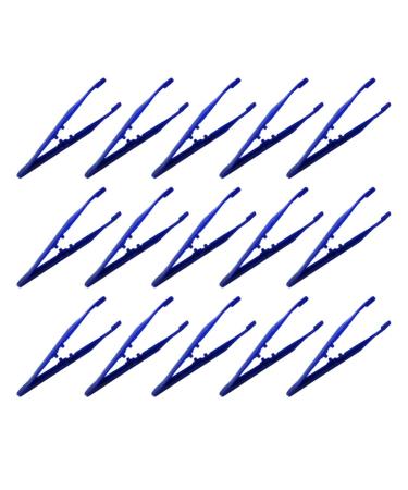 100pcs Plastic Disposable for DIY Craft Beads (Blue)