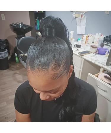 Ponytail Extension 8-24inch Wrap Around Ponytail Extensions Straight Remy Human Hair Ponytail Human Hair Clip in Ponytail Hair Extensions Natural Black Hair Extensions Ponytail(22inch(55cm)) 22inch(55cm) Wrap Around - Buy Online on GoSupps.com