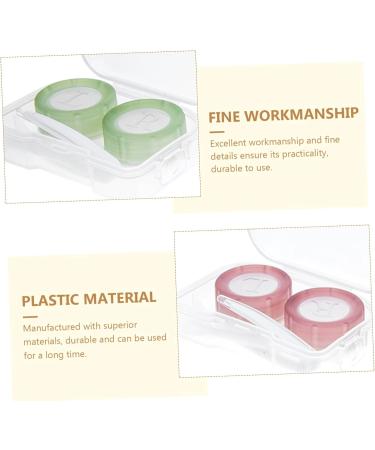 JECOMPRIS 8S Contact Lens Container with Tweezers & Pearl Case - Ultimate Contact Lens Carrying Bag for Color Contacts - Unisex Plastic Storage Solution - Buy Online on GoSupps.com