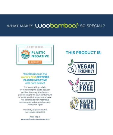 WooBamboo Bamboo Electric Toothbrush Replacement Heads for Phillips Sonicare - 6pk | Eco-Friendly, Biodegradable, Vegan - Buy Online on GoSupps.com