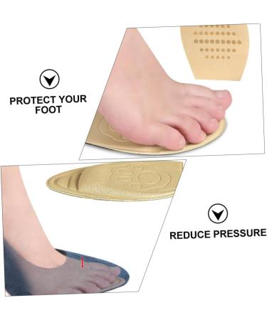 FOMIYES Forefoot Half Size Pad Insoles for Women - Toe Relief & Comfort Shoe Inserts Adhesive Metatarsal Sleeve Pads - 4 Pairs Soft Foot Pads for Shoes & Boots - Buy Online on GoSupps.com