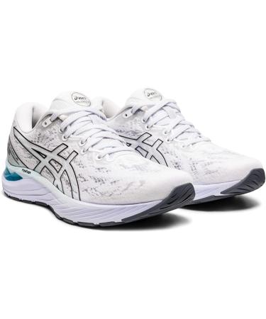 ASICS Women's Gel-Cumulus 23 Running Shoes - White/Black - Size 9 - Buy Online on GoSupps.com