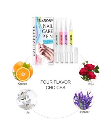 4-Piece Nail Care Set: Nail Hardener Oil Pen & Treatment for Stronger Healthier Nails - Buy Online on GoSupps.com