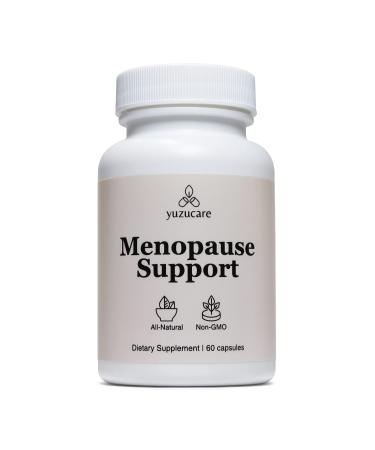yuzucare Menopause Support | Menopause Supplements for Women| for Night Sweat Relief and Hot Flash Relief | Hormone Balance for Women | All-Natural & Non-GMO Herbs | 60 Veggie Capsules
