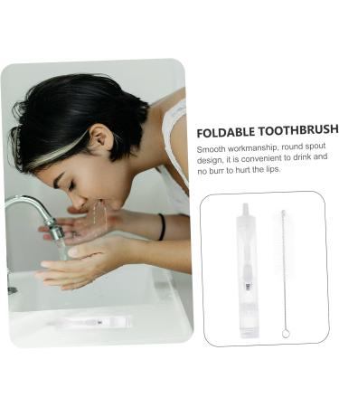 Buy Minkissy Portable Toothbrush Set - Foldable Travel-Friendly Refillable Toothbrush & Toothpaste - Ideal for Camping & Gifts - Buy Online on GoSupps.com