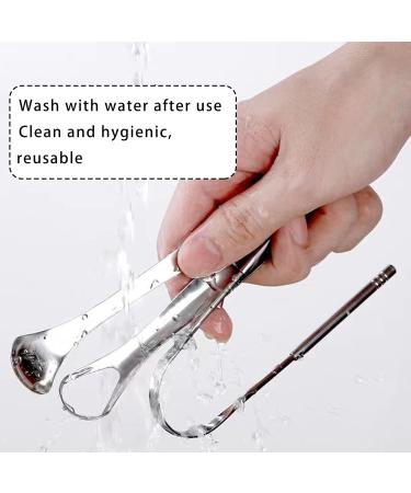 BDSHUNBF 9-Piece Tongue Cleaner Set - Eco-Friendly Tongue Scraper for Bad Breath Relief | Includes Bag & Hook - Buy Online on GoSupps.com