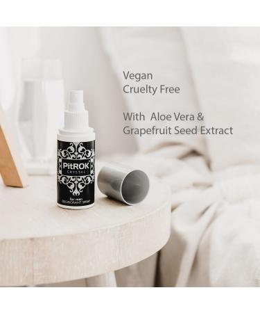 Pitrok Crystal Deodorant Spray 100ml - Natural Long-lasting Odor Protection | International Shipping - Buy Online on GoSupps.com