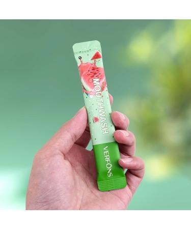 Mini Portable Mouthwash - 40 Individually Packaged Travel Size Refreshers in Watermelon Flavor | Perfect for Work & Travel - Buy Online on GoSupps.com