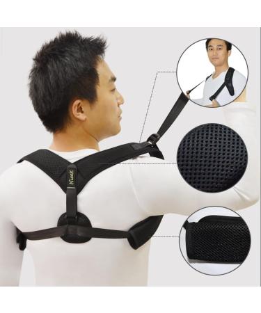 New Adjustable Shoulder Support with Breathable Mesh (Black) - Buy Online on GoSupps.com