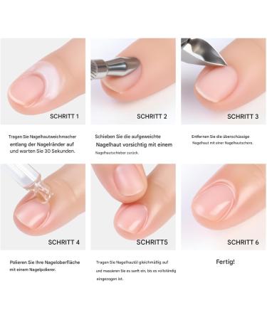 Pruojhw Cuticle softener 20 ml oil to strengthen nails manicure nourishing oil for women beauty manicure pedicure home travel hands feet and toes - Buy Online on GoSupps.com