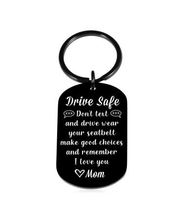 Valentines Day Chirstmas Stocking Stuffers for Teens Boys Girls Birthday Graduation Gift Ideas Drive Safe Keychain for New Driver Sweet 16 18 21st Gifts for Girls Boys Son Daughter Gifts from Mom