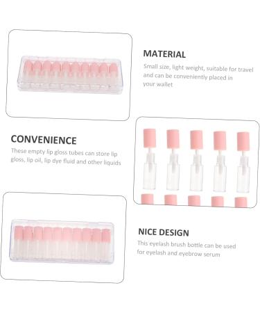  Ipetboom Ipetboom 10 Pcs Visible DIY Lip-blaze Lip Color Tubes Women Lip Honey Empty Tubes - Buy Online on GoSupps.com