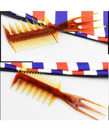 GENHAOSAN Hair Straightener Hair Comb Double-sided Comb Texture Shape Suitable for Large-back Wide-tooth Comb Tip-tail Flat Comb Household Items for Men and Women Curly Hair Brush(A1pc) - Buy Online on GoSupps.com