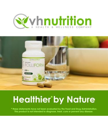 FOLLIFORM DHT Blocker 1500mg - Natural Hair Loss Supplement for Men and Women - Saw Palmetto, Pygeum, Nettle Root Formula - Buy Online on GoSupps.com