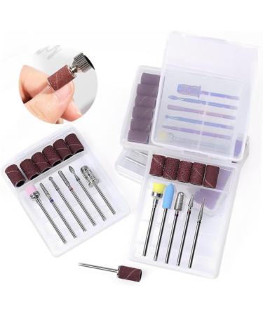 POPETPOP 1 Set nail polisher manicure drill bits nail replacement bits nail drill sanding bands New Nail Drill Bits alloy polishing head Stainless Steel. Silicone. Quartz. Ceramics 7.1x5.7cm Picture 4 - Buy Online on GoSupps.com