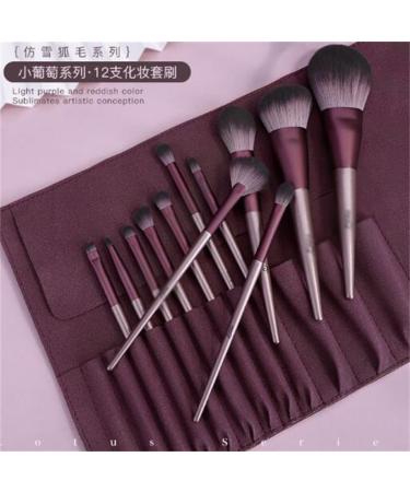 Buy 12-Piece Makeup Brush Set | Soft Bristle Eyeshadow Concealer & Eyebrow Brushes - International Shipping - Buy Online on GoSupps.com