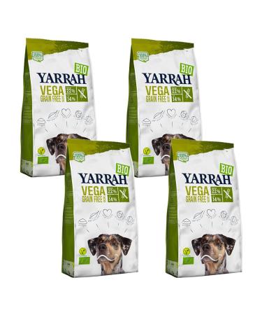 Yarrah - Organic Grain Free Vegetarian Dry Dog Food - 2kg - Pack of 4