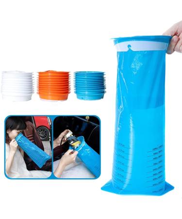 10-Pack 1000ml Emesis Bags - Disposable Vomit & Nausea Bags for Travel - Portable & Leak-Resistant - Car Sickness Relief - Orange - Buy Online on GoSupps.com