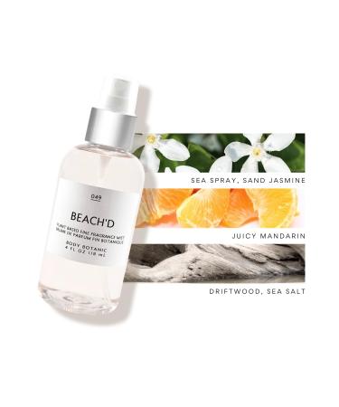 Beach'd Fine Fragrance Mist 4 Fl Oz 118 mL - an Irresistible Blend of Warm Sand Sea Spray Sand Jasmine Mandarin Driftwood Sea Salt - Buy Online on GoSupps.com
