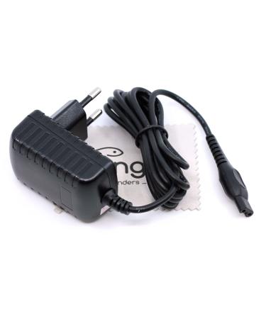 Charger suitable for Remington F5800 F7800 F7805 HC5880 HC9700 MB4850 MB6850 EP7020 (replaced 747855 SW-120060EU) charging cable trimmer razor with mungoo display cleaning cloth - Buy Online on GoSupps.com
