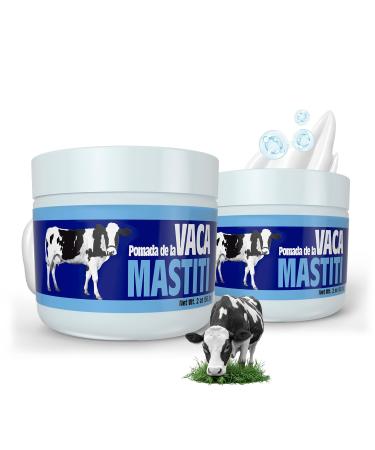 POMADA DE LA VACA MASTITI Hydrating Ointment intensive care to help maintain healthy looking skin ideal for skin care breastfeeding essentials and esthetician supplies | 2 Oz Each | 2-Pack