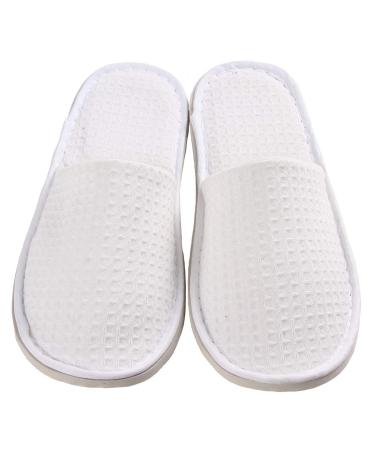 NEODIKO 5 Pairs Disposable Slippers Non-Slip Slippers Unisex Disposable Slippers for Hotel Home Guest Massage