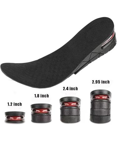 2023 Height Increase Insoles Air Cushion 2.95 Taller Shoes Lift for Men Women - 1 Pair - Buy Online on GoSupps.com