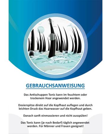 Anti-Shed Tonic for Dry & Itchy Scalp Care | Haartonic 200ml with Menthol Panthenol & Allantoin | Soothing Hair Water for Flaky Skin - Buy Online on GoSupps.com