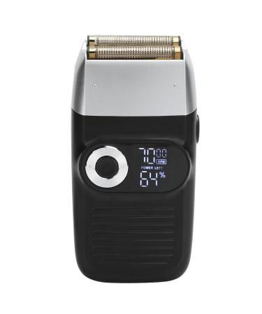 Brace trim and bears shave 2 in 1 geometric knives made of metal noise noise hypoallergenic foil razor with LCD screen USB charging design