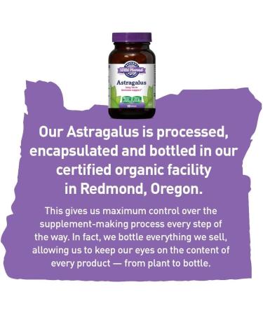 Oregon's Wild Harvest Astragalus - 90 Gelatin Capsules | Immune Support & Herbal Wellness - Buy Online on GoSupps.com