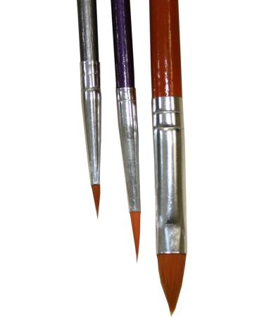 Buy Eulenspiegel 955512 Professional Brush Set - Round Brush Size 3 & Cat's Tongue Brush Sizes 2 & 8 for Art & Craft | International Shipping - Buy Online on GoSupps.com