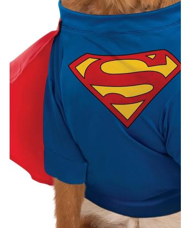 Rubie's Adult DC Comics Pet Costume Small Superman Party Supplies Multicolor S Neck 12 Girth 17 Back 11 UK S (Neck: 12" Girth: 17" Back: 11") - Buy Online on GoSupps.com