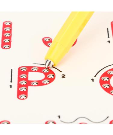 Magnetic Alphabet Sign Board - Educational ABC Letters Drawing Board for Kids | Preschool Gift in Red - Buy Online on GoSupps.com